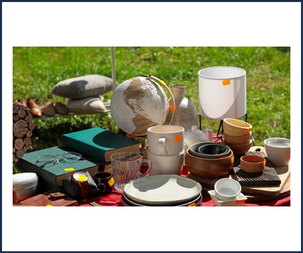 Brocante à Montsalier