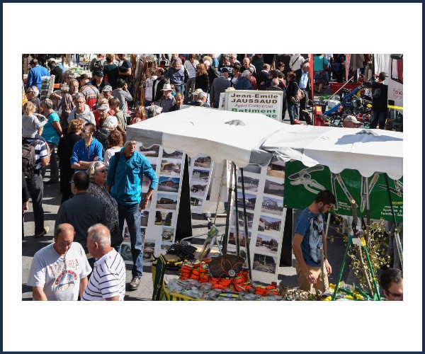 Barcelonnette. Foire commerciale