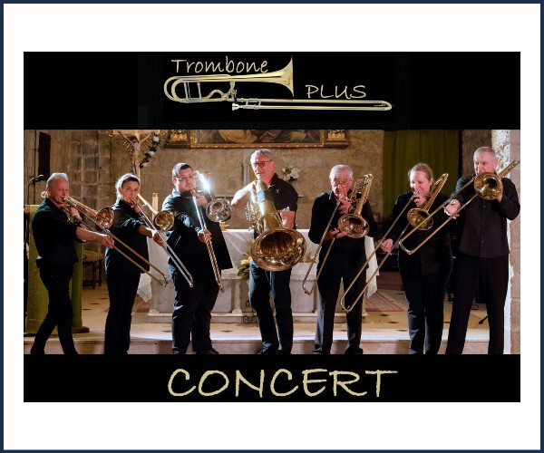 Gréoux les Bains. Concert Trombone Plus