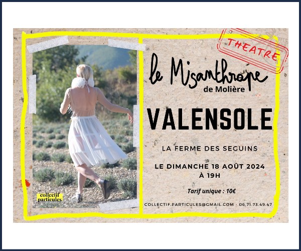 Valensole. Le Misanthrope de Molière