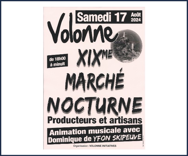 Volonne. Marché Nocturne