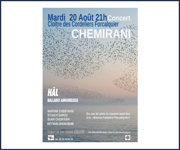 Forcalquier. Quartet Chemirani Hâl