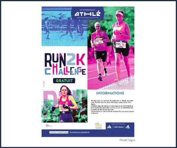 Digne les Bains. Run2K Challenge