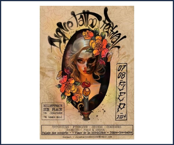 Digne les Bains. Salon de tatouage