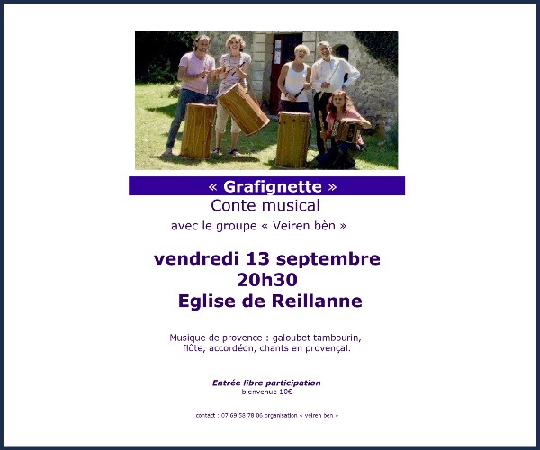 Reillanne. Conte musical, Grafignette