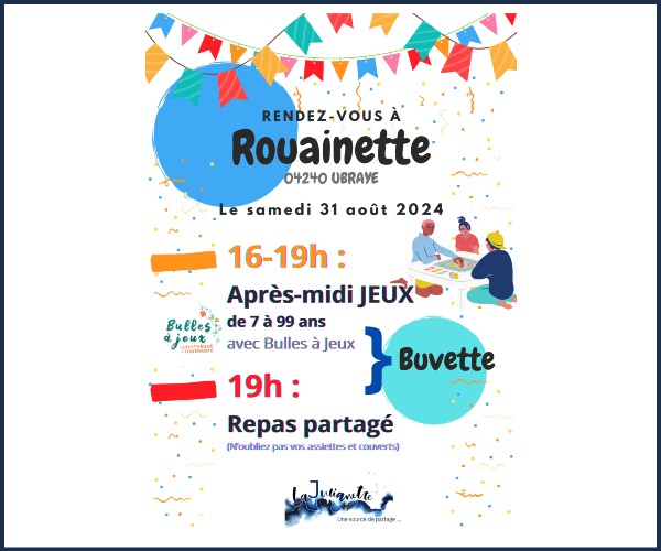 Ubraye. Après midi Jeux et repas partagé