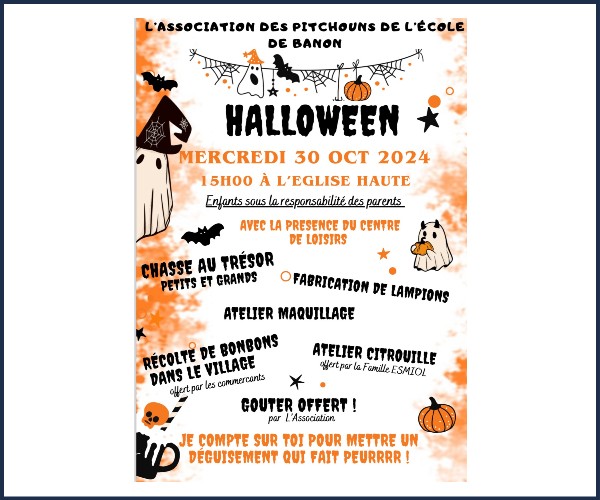 Halloween à Banon