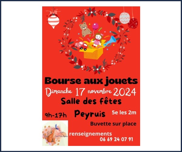 Peyruis. Bourse aux jouets