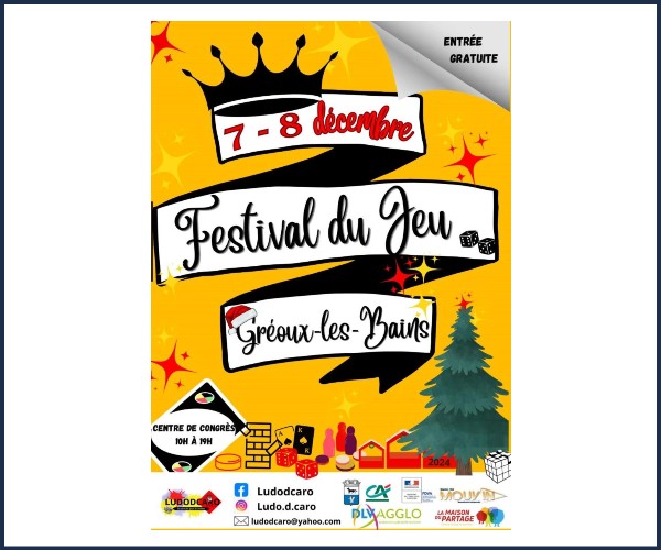 Gréoux les Bains. Festival du Jeu
