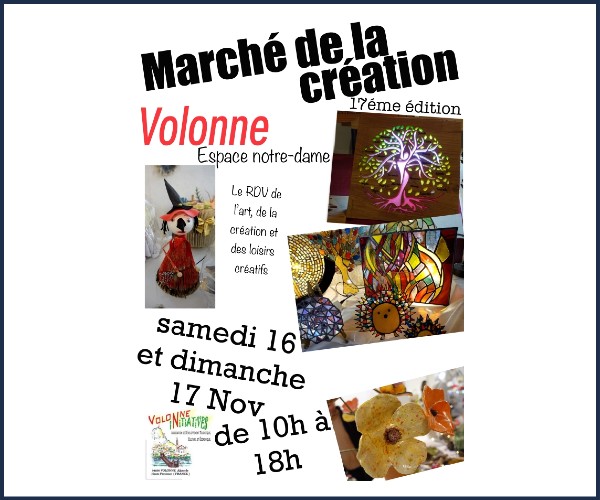 Volonne. 17ème édition Marché de la Création