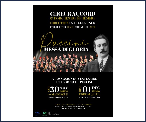 Forcalquier. Concert Messa di Gloria