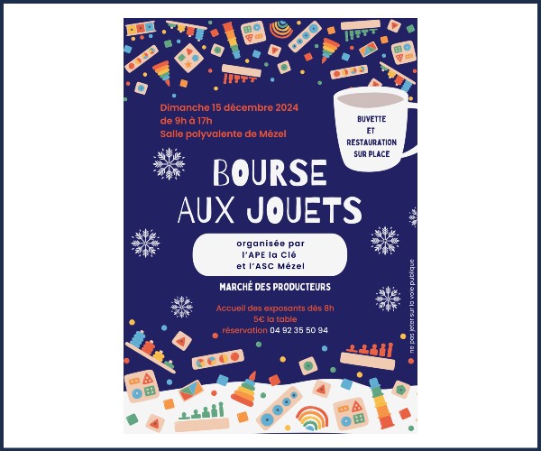 Mézel. Bourse aux Jouets