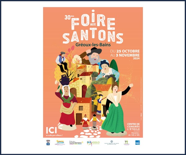 Gréoux les Bains. 30ème édition Foire aux Santons