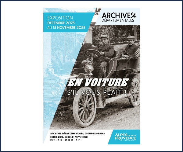 Digne les Bains. Exposition En Voiture s'il vous Plaît !