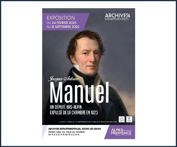 Digne les Bains. Exposition, Jacques-Antoine Manuel
