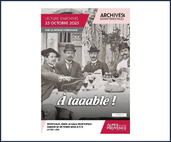 Montlaux. Lecture d'archives, Â Taaable !