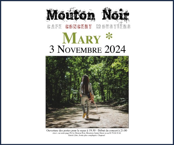 Moustiers Sainte Marie. Concert Mary