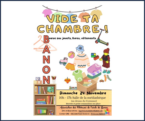 Banon. Vide ta chambre