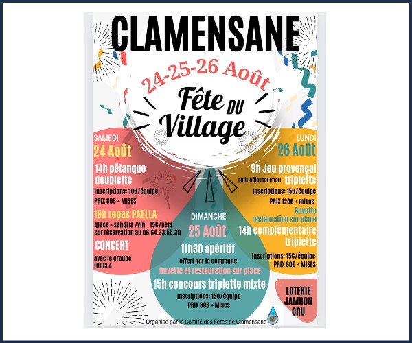 Fête de Clamensane