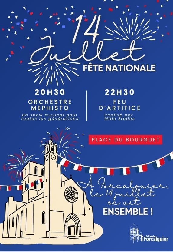 Fête Nationale 2026 à Forcalquier