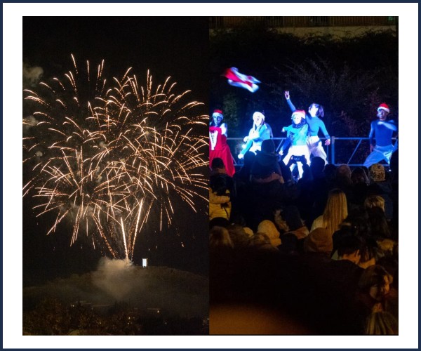 Manosque. Feu d'artifice de Noël 2024