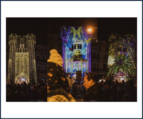 Manosque. Mapping de Noël