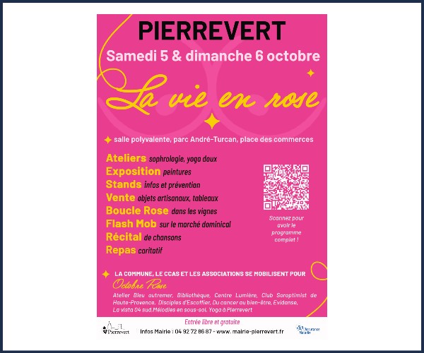 Pierrevert. La Vie en Rose