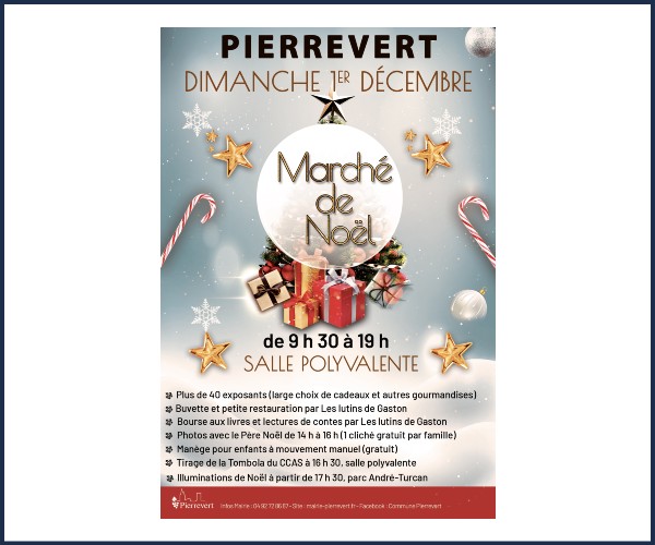 Pierrevert. Marché de Noël 2024