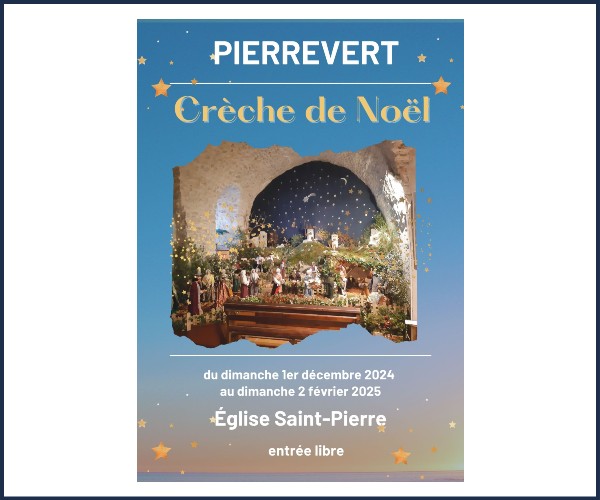 Pierrevert. Crèche de Noël