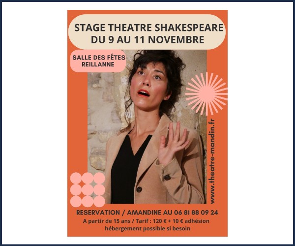 Reillanne. Stage Théâtre