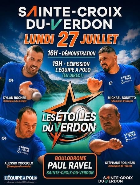 Pétanque, Les Étoiles du Verdon