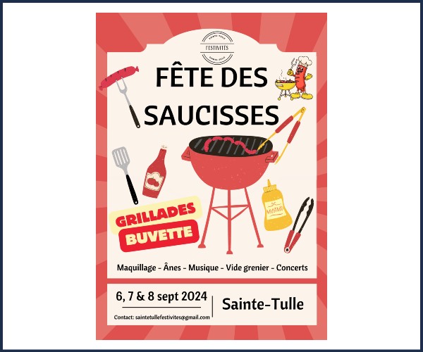 Sainte Tulle. Fête des saucisses