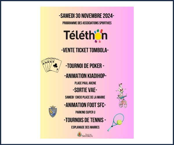 Sisteron. Le Téléthon 2024
