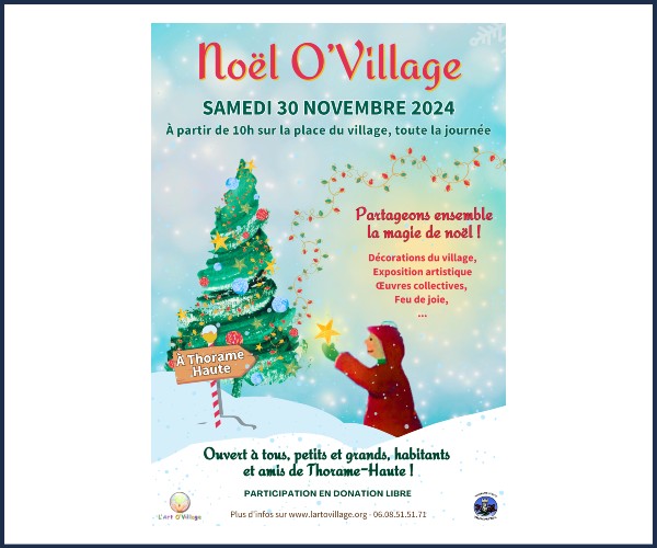 Thorame Haute. Noël O'Village