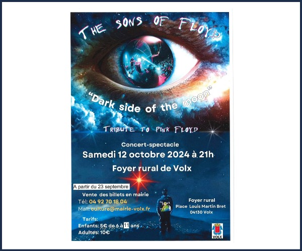 Volx. Concert spectacle The sons of Floyd