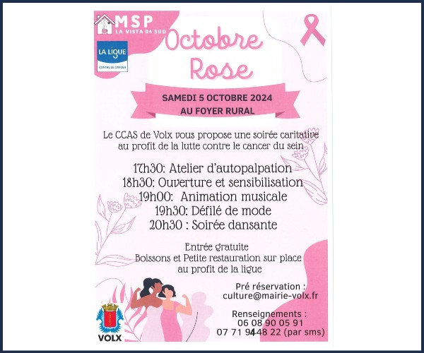Octobre Rose à Volx