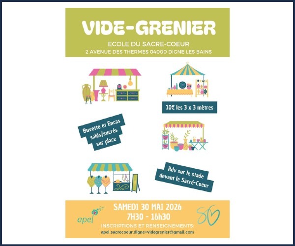  Vide greniers à l'école du Sacré Coeur