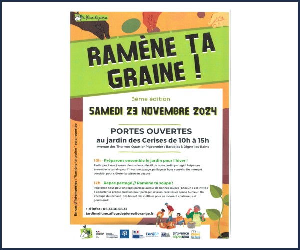 Digne les Bains. Ramène ta Graine !