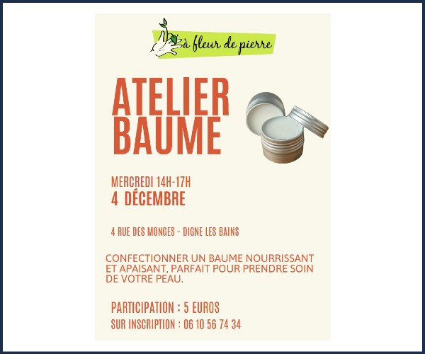 Digne les Bains. Atelier Baume