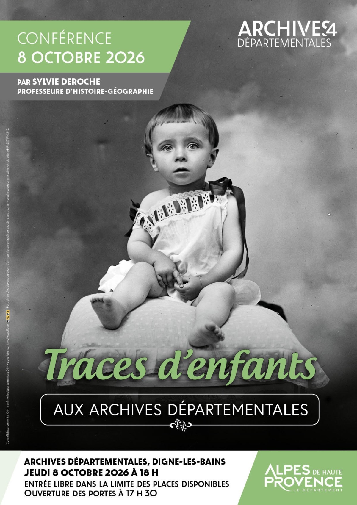 Conférence, Traces d'Enfants à Digne