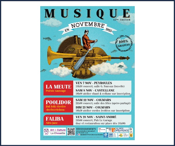 Castellane. 18è édition de Musique en Novembre