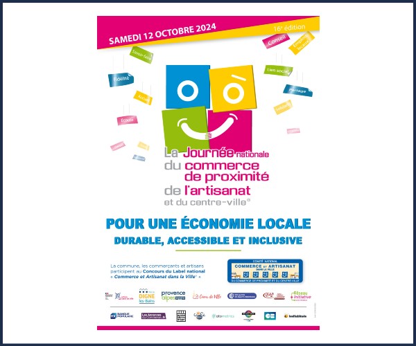 Digne les Bains. Journée nationale du commerce de proximité, de l'artisanat et du centre-ville