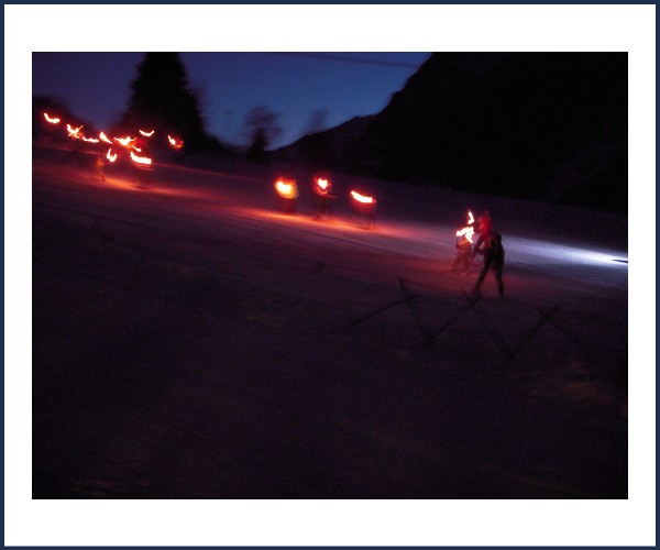 Montclar. Descente aux Flambeaux