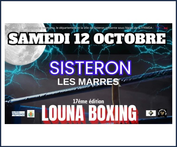 Sisteron. 17ème Louna Boxing