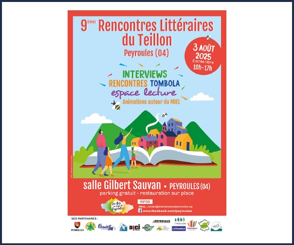 Peyroules. 9èmes Rencontres Littéraires du Teillon !