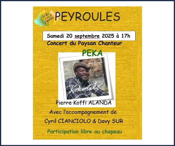 Peyroules. Concert de Peka
