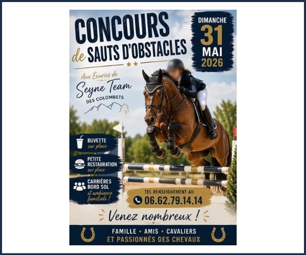 Concours de sauts d'obstacles à Seyne les Alpes