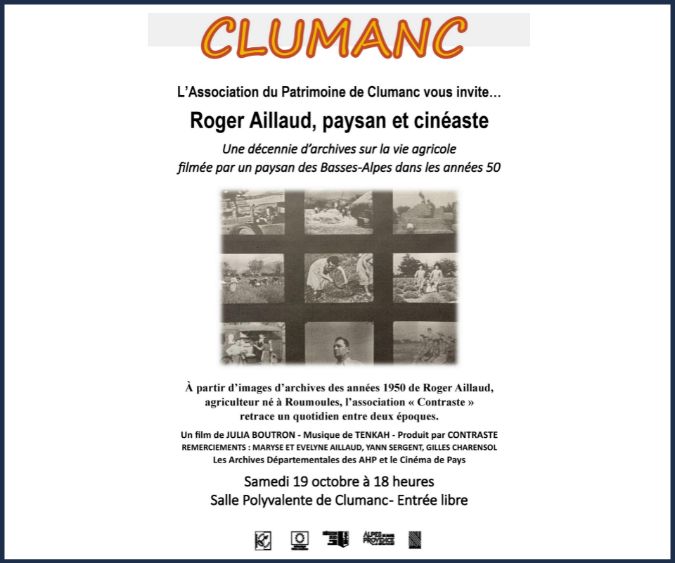 Projection. Roger Aillaud Paysan Cinéaste