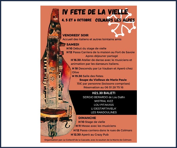 Colmars les Alpes. Fête de la vielle