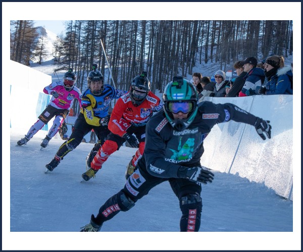 Uvernet Fours. Ice Cross Pra Loup, Championnats du Monde 2025